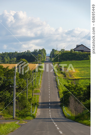 Furano Roller Coaster Road Furano Roller Coaster Road 68695449