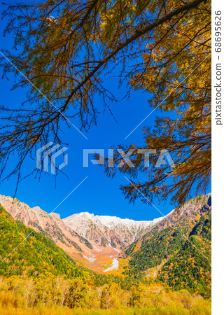 Kamikochi, the peak of autumn colors [Nagano Prefecture] 68695626