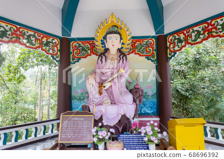 Guanyin Statue in Shrine of Thai Temple Guanyin Statue in Shrine of Thai Temple 68696392