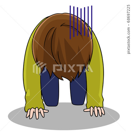 膝蓋低落的人[有效果] 68697225