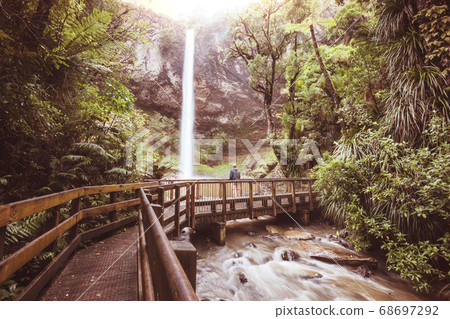 New Zealand waterfall 68697292