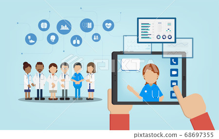 Online Doctor concept 68697355