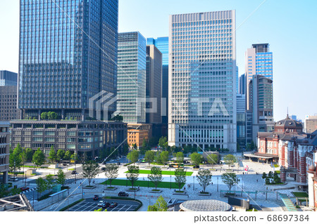 Urban scenery Tokyo Station Marunouchi Urban scenery Tokyo Station Marunouchi 68697384