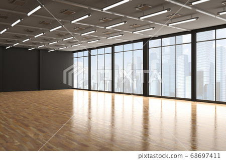 Empty room interior Empty room interior 68697411