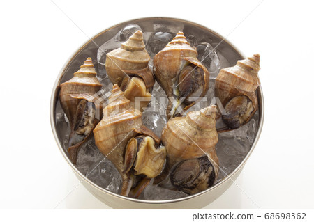 新鮮的土豆泥，蝦夷貽貝 68698362