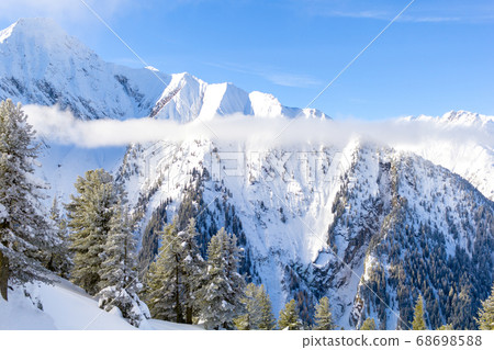 Austrian Alps in winter.Alpine Alps mountains 68698588