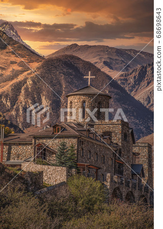 Fiagdon Monastery in North Ossetia. Fiagdon Monastery in North Ossetia. 68698643