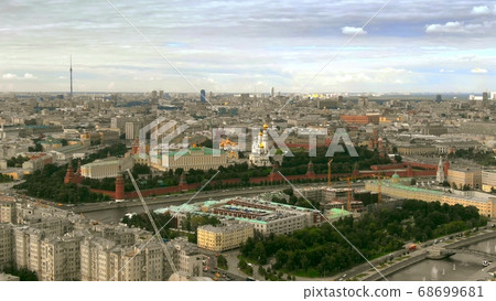 Aerial shot of the Kremlin. Moscow, Russia Aerial shot of the Kremlin. Moscow, Russia 68699681
