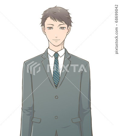 Male employee _ smile - Stock Illustration [68699842] - PIXTA