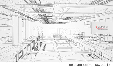 Architecture line background. Building construction sketch vector abstract. Modern city 3d project. Technology geometric grid. Wire blueprint house. Digital architect innovation wireframe. Architecture line background. Building construction sketch vector abstract. Modern city 3d project. Technology geometric grid. Wire blueprint house. Digital architect innovation wireframe. 68700018