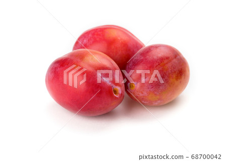 Plums isolated on white background Plums isolated on white background 68700042