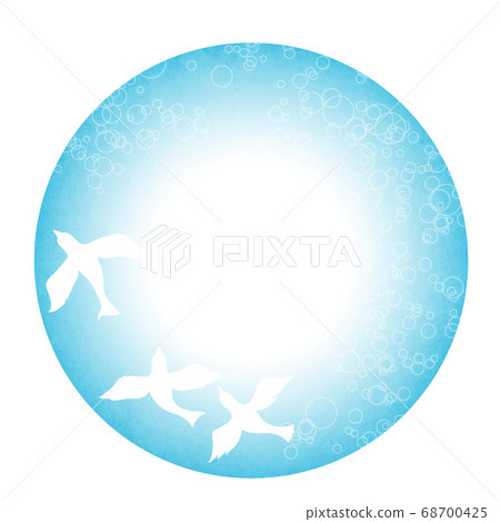 設計有小鳥圖案的背景材料 68700425