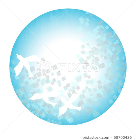 設計有小鳥圖案的背景材料 設計有小鳥圖案的背景材料 68700426