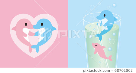 海豚蘇打水和海豚心 海豚蘇打水和海豚心 68701802