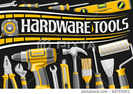 Vector poster for Hardware Tools 68703001