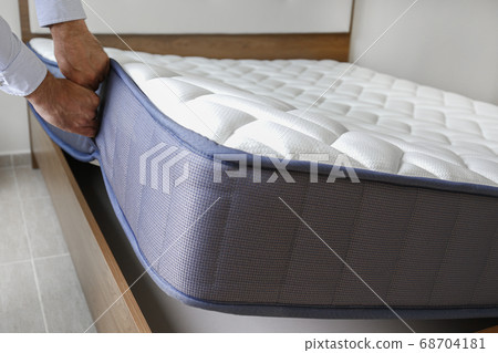 New bed delivery and assembly service concept. 68704181