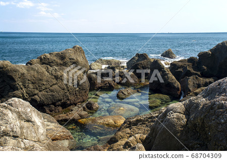 四國位於高知縣室戶市室戶市三崎鎮的一條珊瑚礁長廊 68704309