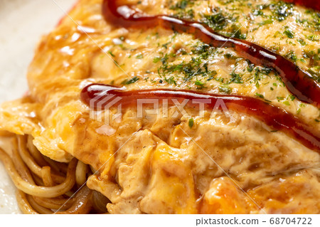 Up of om soba (om fried noodles). Up of om soba (om fried noodles). 68704722