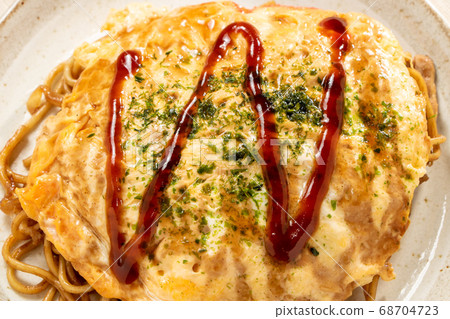 Up of om soba (om fried noodles). Up of om soba (om fried noodles). 68704723