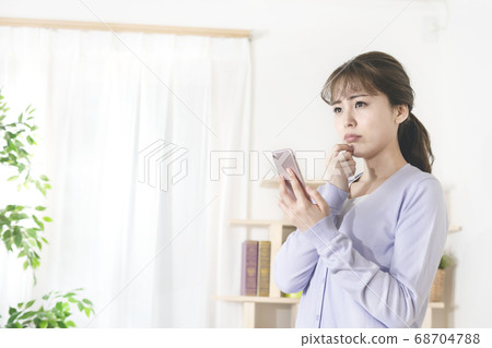 來自智能手機的無線電波不良通信速度限制通信故障 68704788