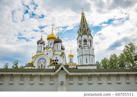 Temple of Alexander Nevsky, Knyazhye Lake, Russia 68705551