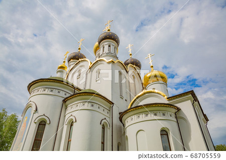 Temple of Alexander Nevsky, Knyazhye Lake, Russia 68705559