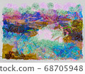 Bright abstract rectangular color background 68705948
