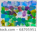 Bright abstract rectangular color background 68705951