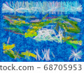 Bright abstract rectangular color background 68705953