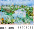 Bright abstract rectangular color background 68705955