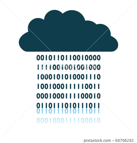 Cloud Data Stream Icon Cloud Data Stream Icon 68706282