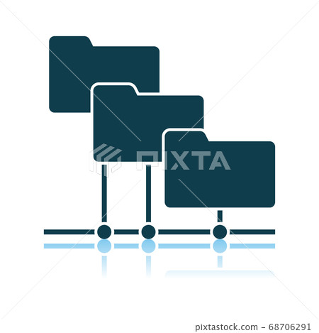 Folder Network Icon Folder Network Icon 68706291