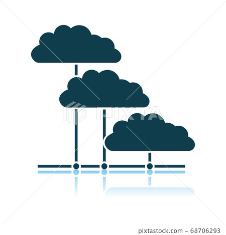 Cloud Network Icon Cloud Network Icon 68706293