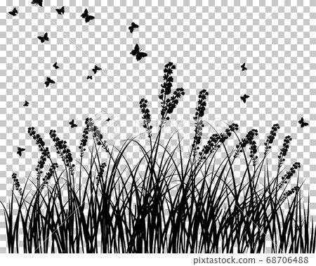 meadow silhouettes meadow silhouettes 68706488