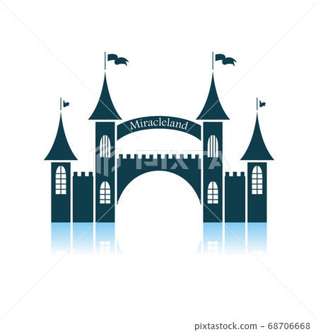 Amusement Park Entrance Icon Amusement Park Entrance Icon 68706668