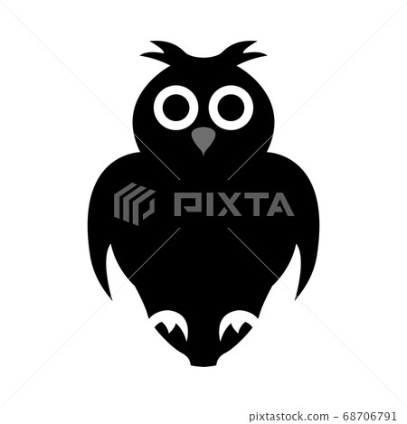 Halloween black owl 68706791
