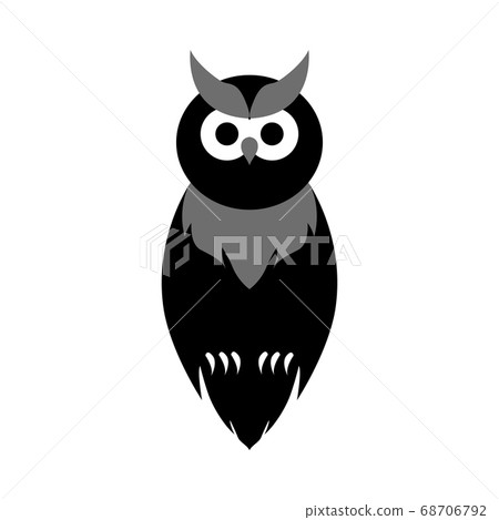 Halloween black owl 68706792