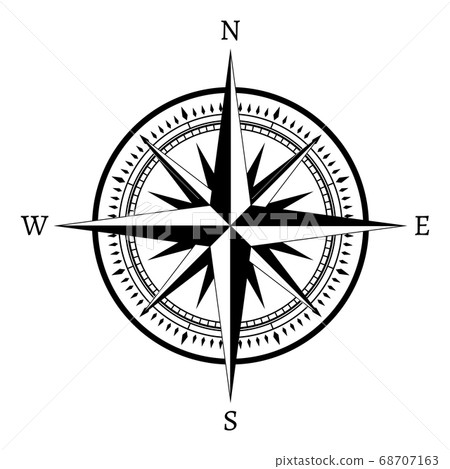 方向標記輪廓_圖標圖_黑色 68707163