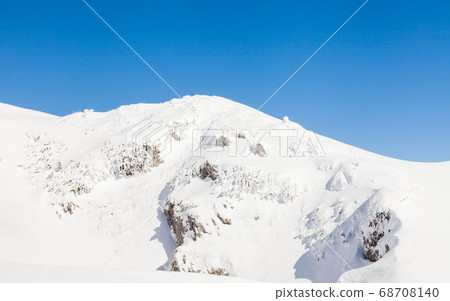 Untersberg Summit. The view across the summit of Untersberg mountain in Austria. The mountain straddles the border between Germany and Austria. 68708140