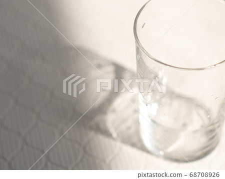 Glass cup before pouring. Hydration. to drink. 68708926