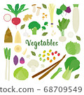 Vector illustration set of vegetables 68709549