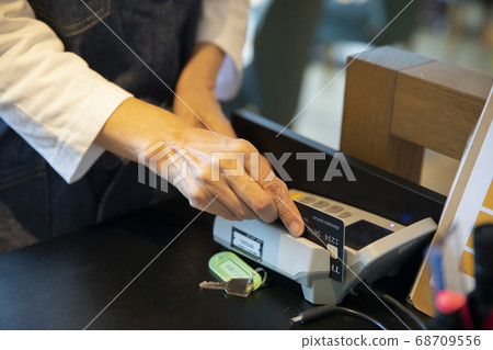 Cash register payment Smartphone payment Cashless Cash register payment Smartphone payment Cashless 68709556