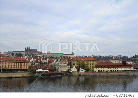 Vltava River in Prague, Czech Republic 68711462