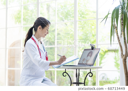 Online medical care Iomage 68713449