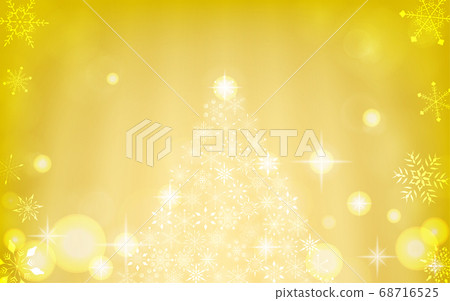 Christmas tree made of sparkling snowflakes - Stock Illustration ...