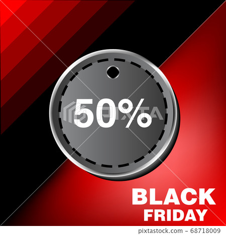 Black Friday sale inscription design template. Black Friday sale inscription design template. 68718009