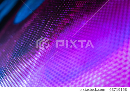 CloseUp LED blurred screen. LED soft focus 68719168