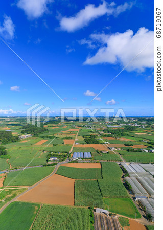 View of Miyakojima from the sky View of Miyakojima from the sky 68719367