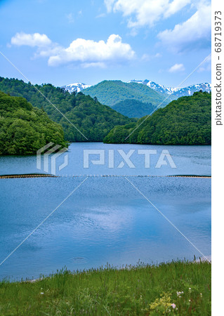 群馬縣水上市奧克通湖八木澤水壩 68719373