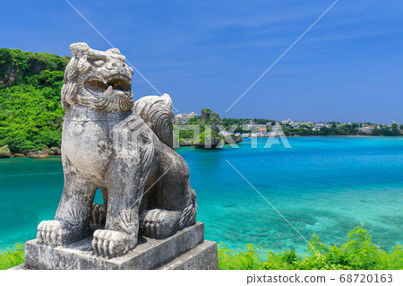 Shisa with the image of Okinawa 68720163